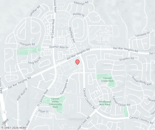 Location Map: 12750 Carmel Country Road, Suite A101 #39 San Diego, California 92130